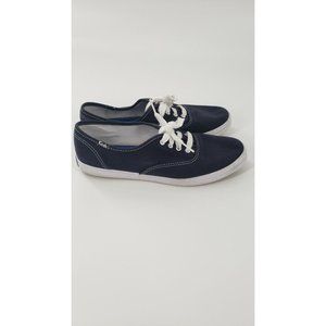 Keds Champion Originals Women Sz 7 Classic Sneakers Blue Canva Comfort